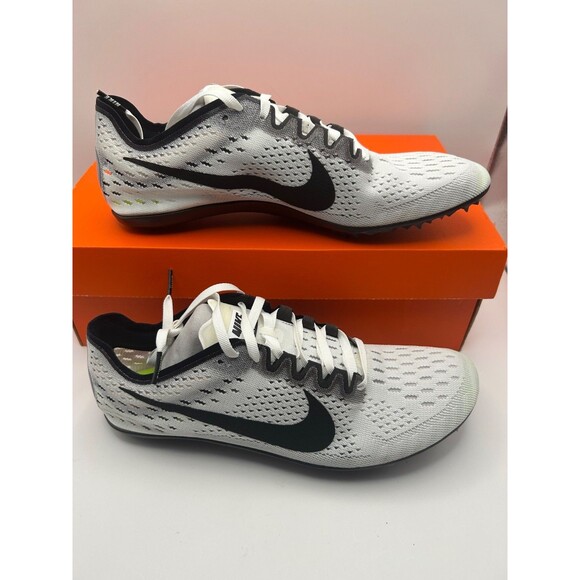 Nike Zoom Victory 3 Women's Track Distance Spikes White/Black 835997-107 Sz 9 - Picture 4 of 9